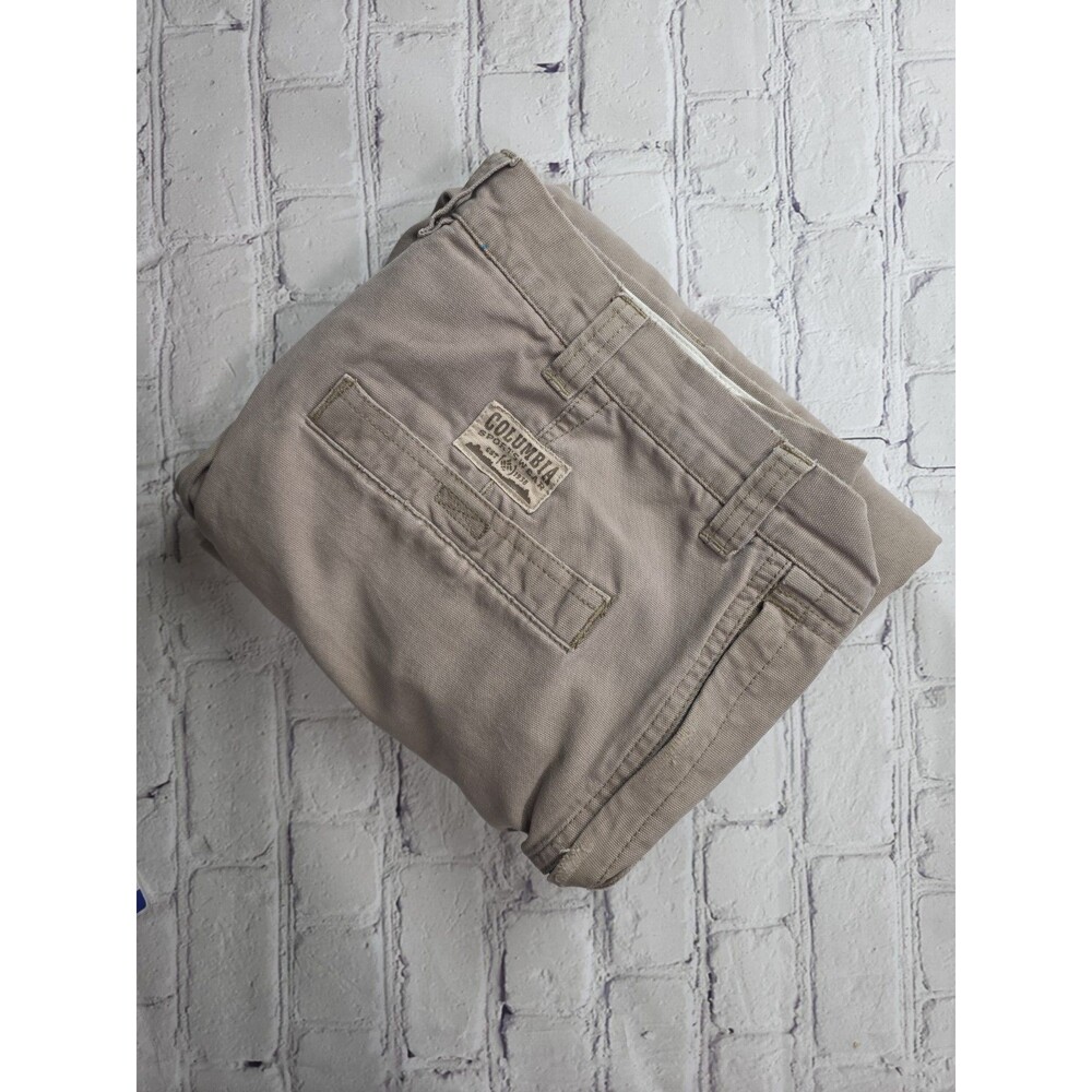 Columbia Omni Shield Men's 36x30 Beige Ultimate Cargo Hiking Pants
